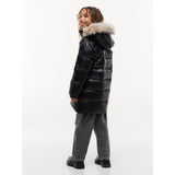 Tommy Hilfiger Black-Black Essential Long Down Jacket