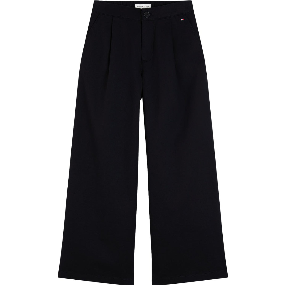 Tommy Hilfiger Black-Black Wide Leg Pants