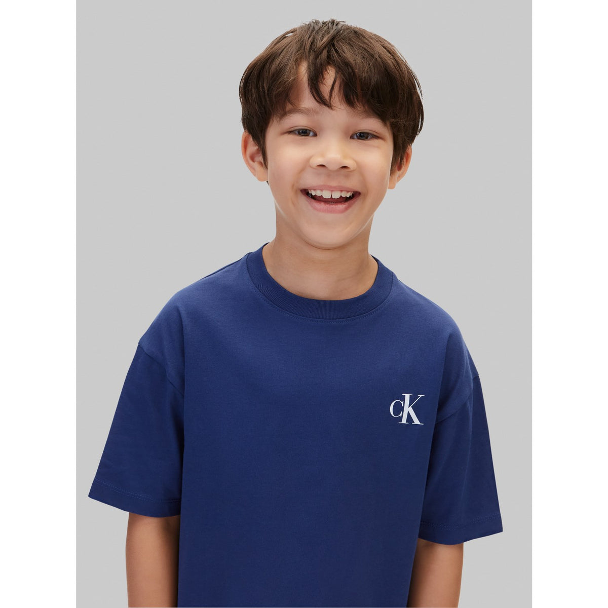 Calvin Klein Gryhtr / Estateblue-Blue 2-Pack Monogram T-Shirt Ss