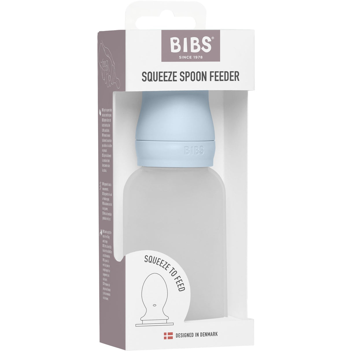Bibs Baby Blue Spoon Feeder Squeeze