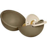 Bibs Vanilla / Dark Oak Colour Pacifier Round Latex & Pacifier Case Mini