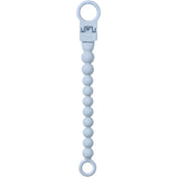 Bibs Baby Blue Pacifier Clip Beaded
