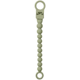 Bibs Sage Pacifier Clip Beaded