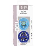 Bibs Breeze / Sonic Studio Colour Pacifier Caterpillar Mix 2 Pack Latex Round