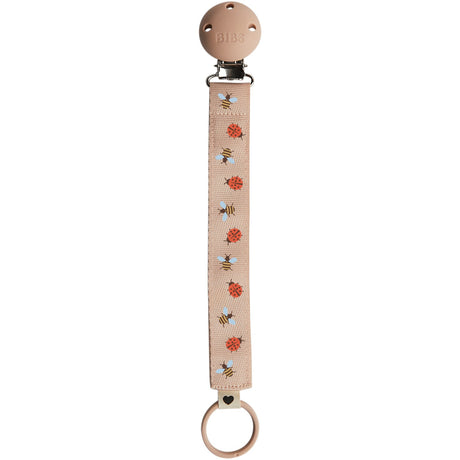 Bibs Blush Studio Pacifier Clip Ribbon Ladybug Bumblebee Caterpillar Mix