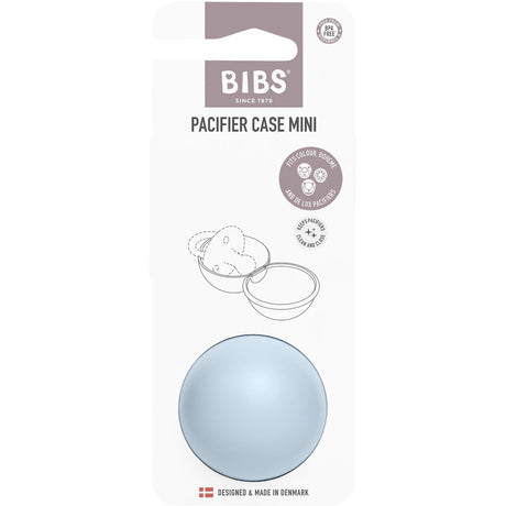 Bibs Baby Blue Pacifier Case Mini