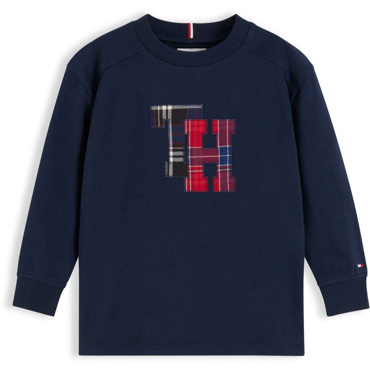 Tommy Hilfiger Dark Blue-Blue Lb Crest T-Shirt Ls