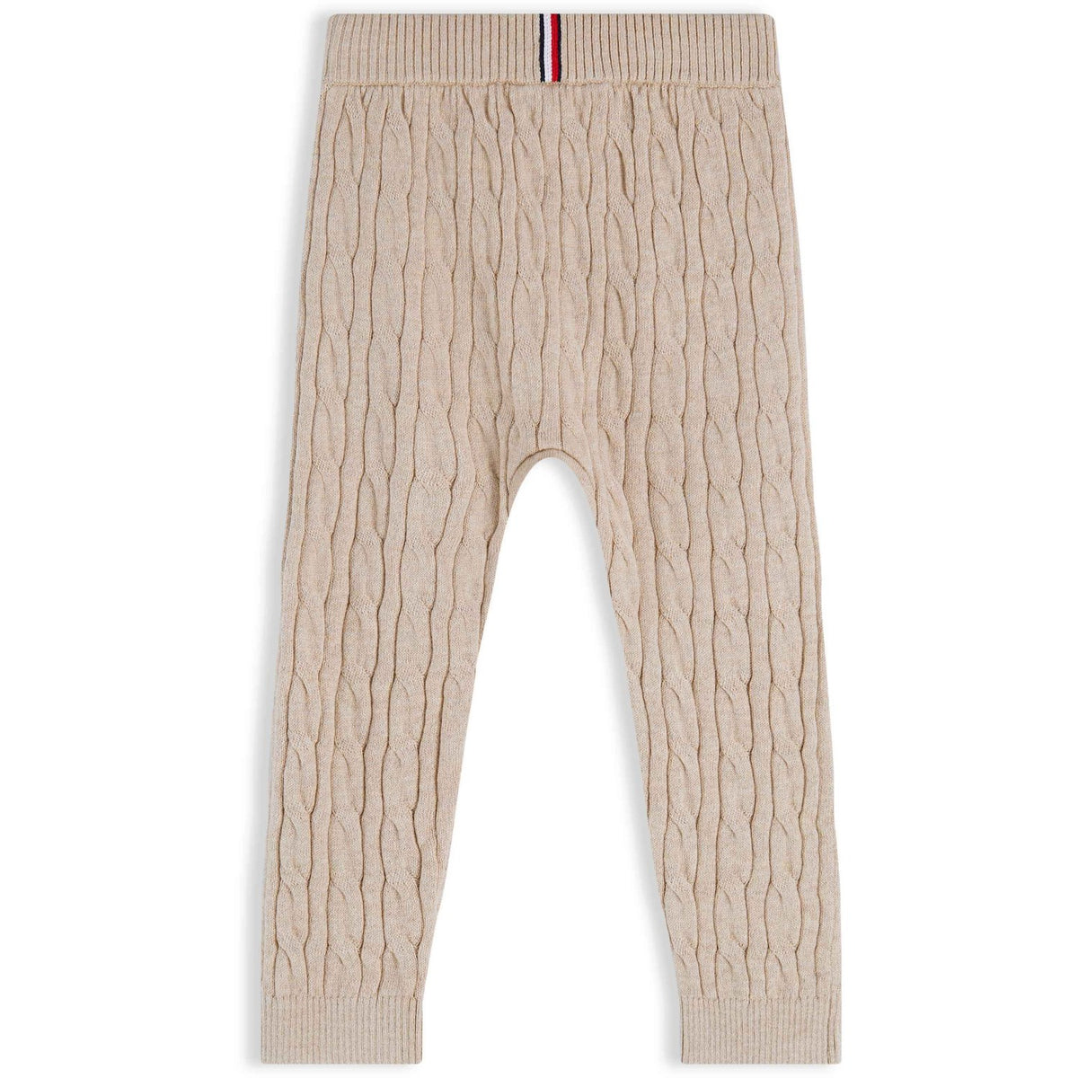 Tommy Hilfiger Gentle Gold Heather-Beige Cable Pants