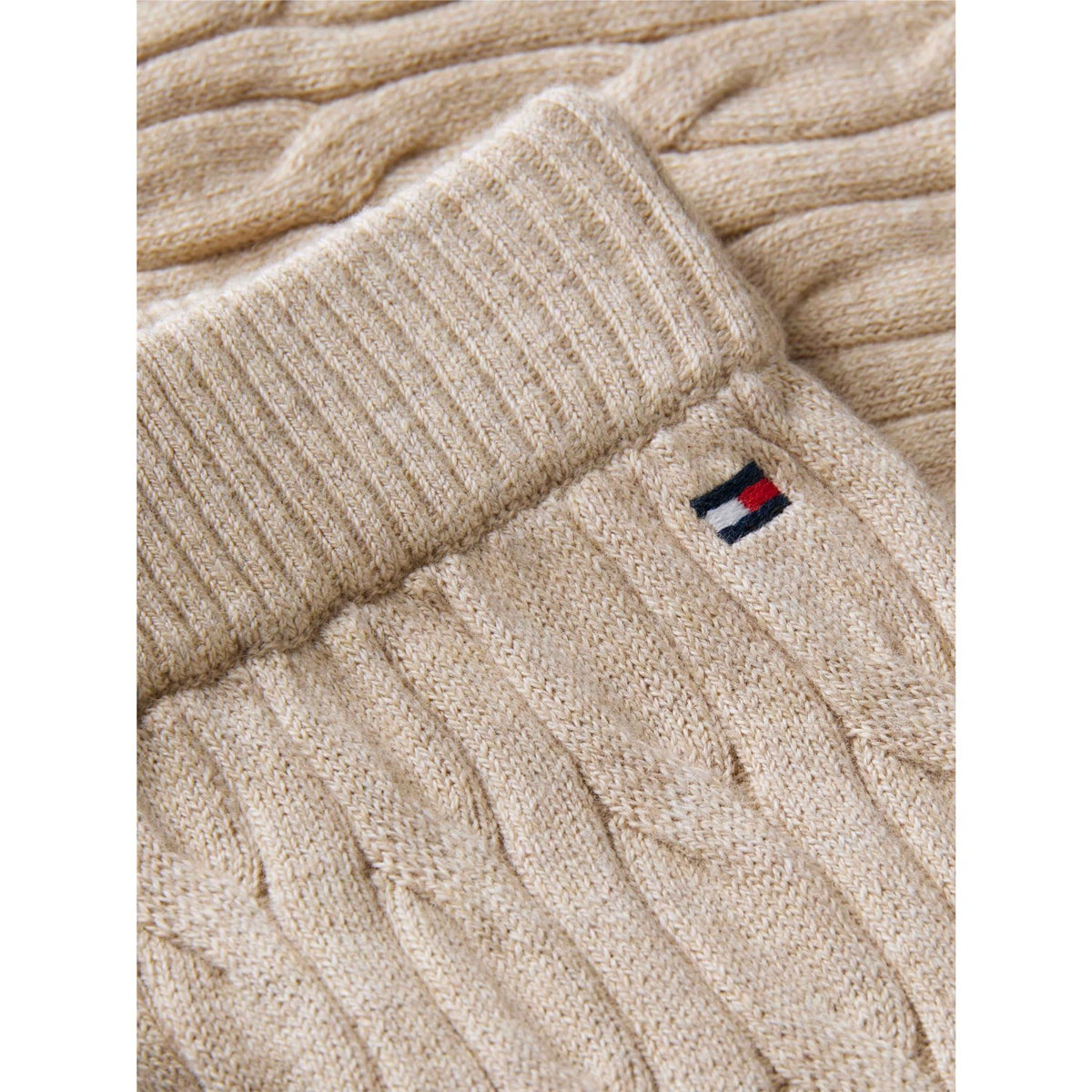 Tommy Hilfiger Gentle Gold Heather-Beige Cable Pants