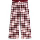 Tommy Hilfiger Lt Pink/ Lt Pink Plaid-Brown Ls Pj Set