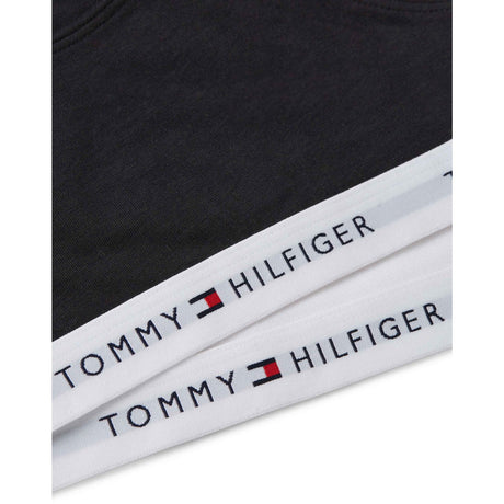 Tommy Hilfiger White / Black-Orange 2-Pack Cotton Bralette