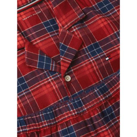 Tommy Hilfiger Check Global Stp Medium Red-Red Flannel Pj Set