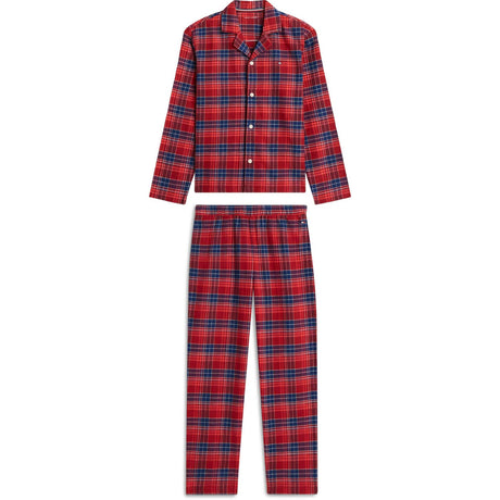 Tommy Hilfiger Check Global Stp Medium Red-Red Flannel Pj Set