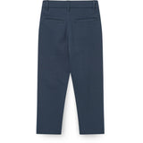 COPENHAGEN COLORS Navy Twill Pants With Pockets And Adj. Waist