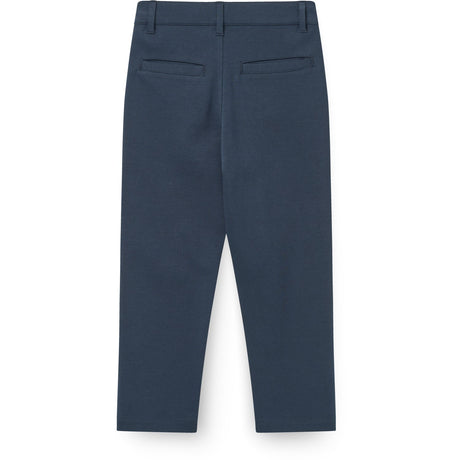 COPENHAGEN COLORS Navy Twill Pants With Pockets And Adj. Waist