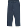 COPENHAGEN COLORS Navy Twill Pants With Pockets And Adj. Waist
