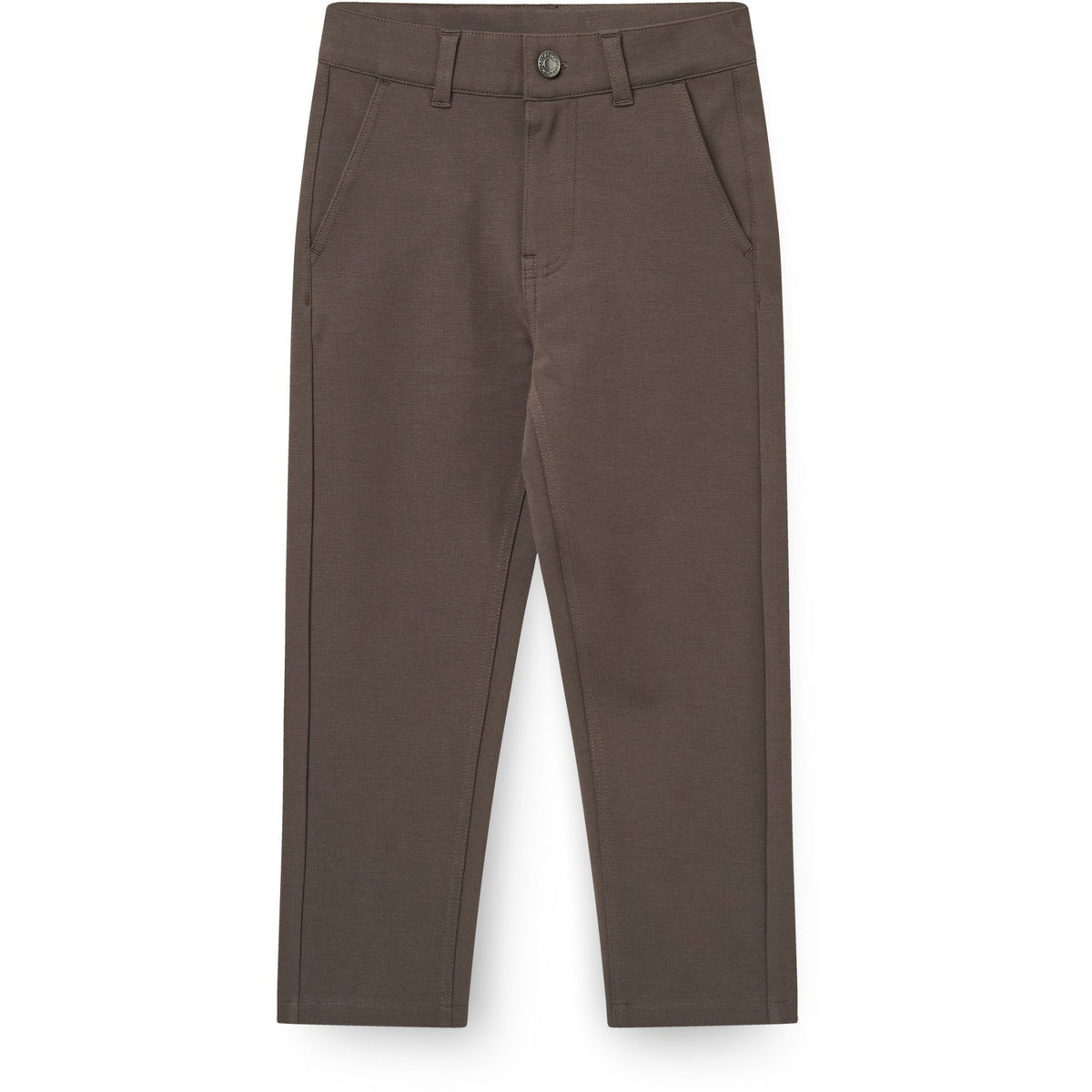 COPENHAGEN COLORS Dk. Brown Super Stretchy Chinos