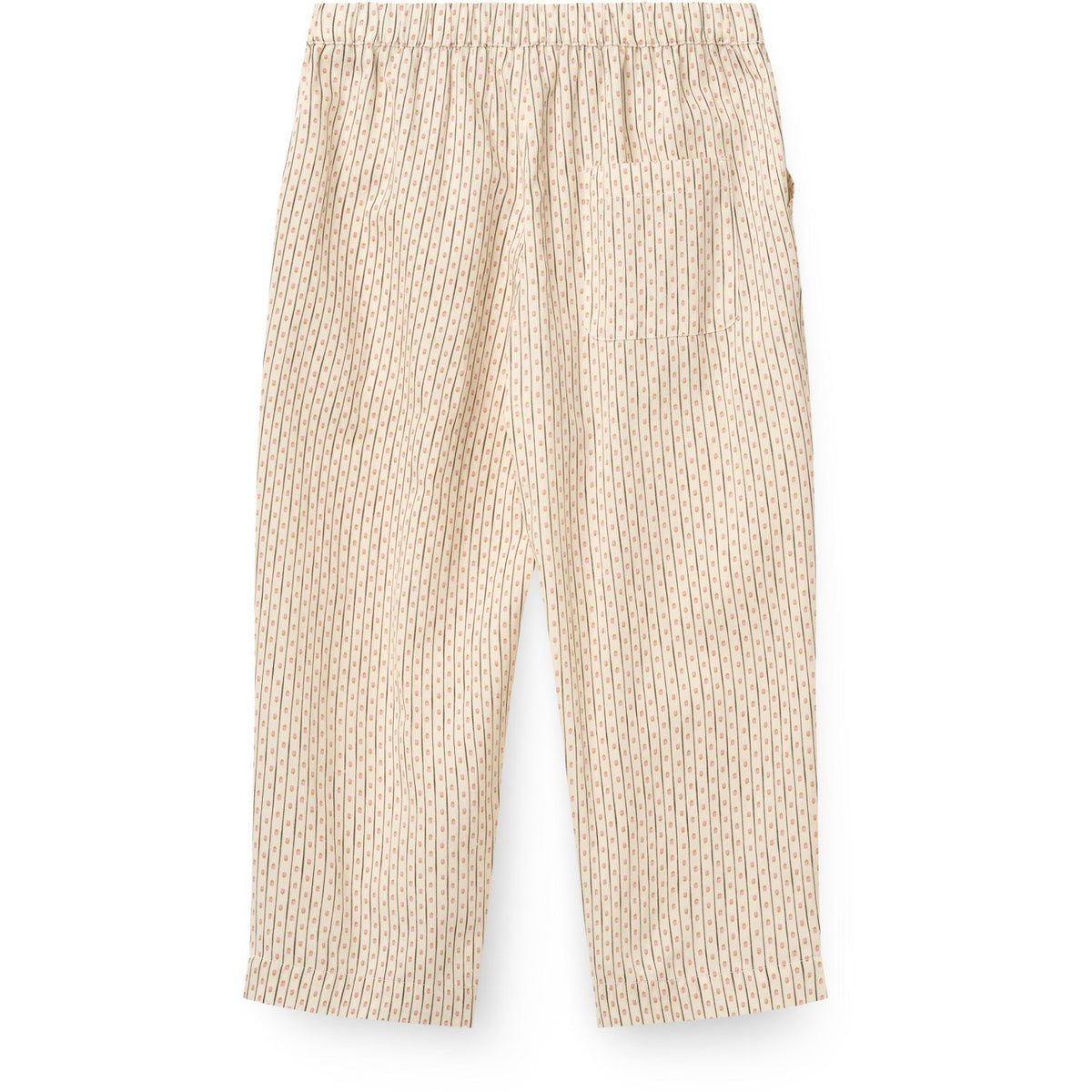 COPENHAGEN COLORS Sand Flower Print Aop Twill Pants W. Adjustable Waist