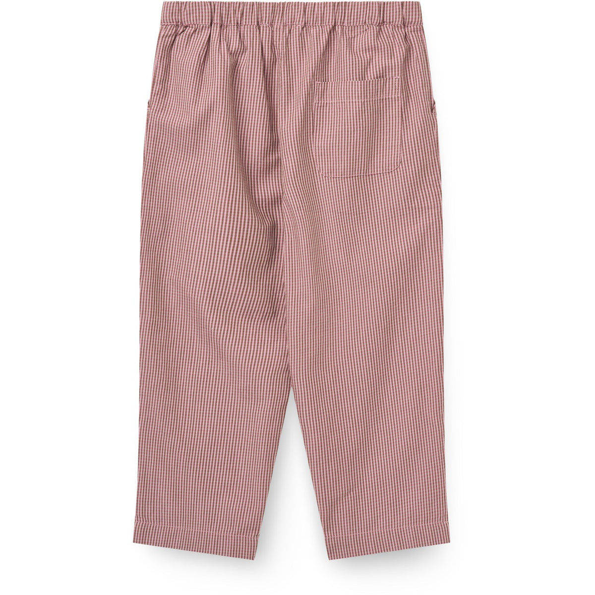 COPENHAGEN COLORS Winter Rose Check Comb. Checkered Pants W. Side Pockets