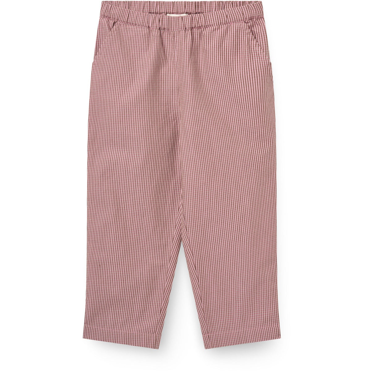 COPENHAGEN COLORS Winter Rose Check Comb. Checkered Pants W. Side Pockets
