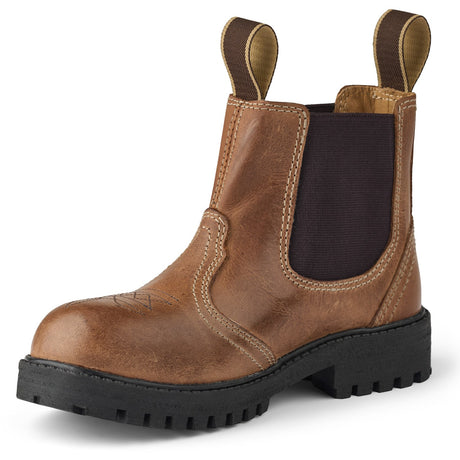 COPENHAGEN COLORS Cognac Chelsea Cowboy Boot