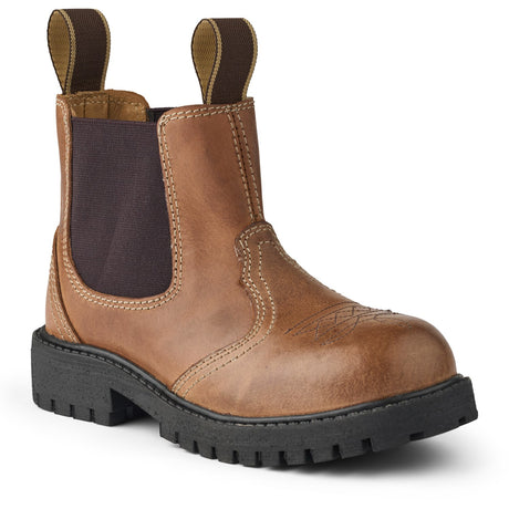 COPENHAGEN COLORS Cognac Chelsea Cowboy Boot