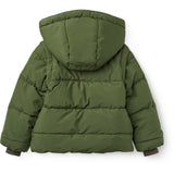 COPENHAGEN COLORS Dk. Green 2 In 1 Puffer Jacket W. Removable Sleeves