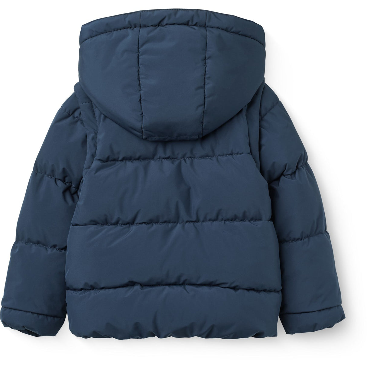 COPENHAGEN COLORS Navy 2 In 1 Puffer Jacket W. Removable Sleeves