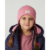 COPENHAGEN COLORS Navy Flower Aop 2 In 1 Puffer Jacket W. Removable Sleeves