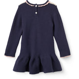 COPENHAGEN COLORS Navy/Soft Pink/Blossom Pink Comb. Argyle Dress W. Deco