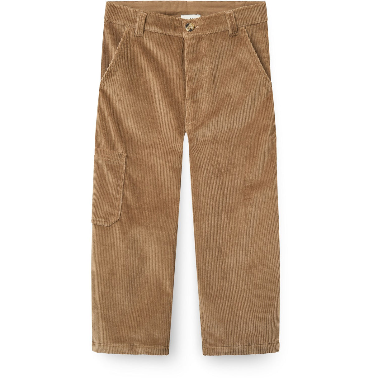 COPENHAGEN COLORS Brown Corduroy Cargo Pants