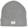 COPENHAGEN COLORS Grey Melange Cotton Knitted Classic Beanie