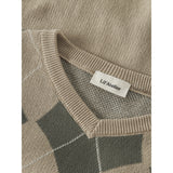 Lil'Atelier White Pepper Mulled Basil Nmmronan Knit Vest Lil
