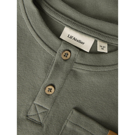 Lil'Atelier Mulled Basil Nmmsoleima Ls Loose Sweat Lil