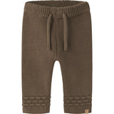 Lil'Atelier Teak Nbnnobir Loose Knit Pants Lil