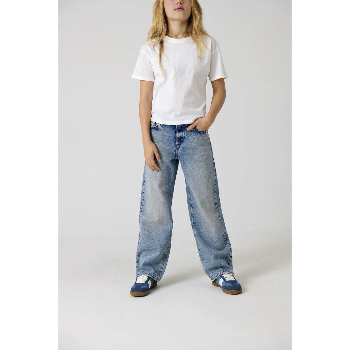 kids ONLY Light Blue Denim Kogella Mw Wide Tai518 Dnm Noos