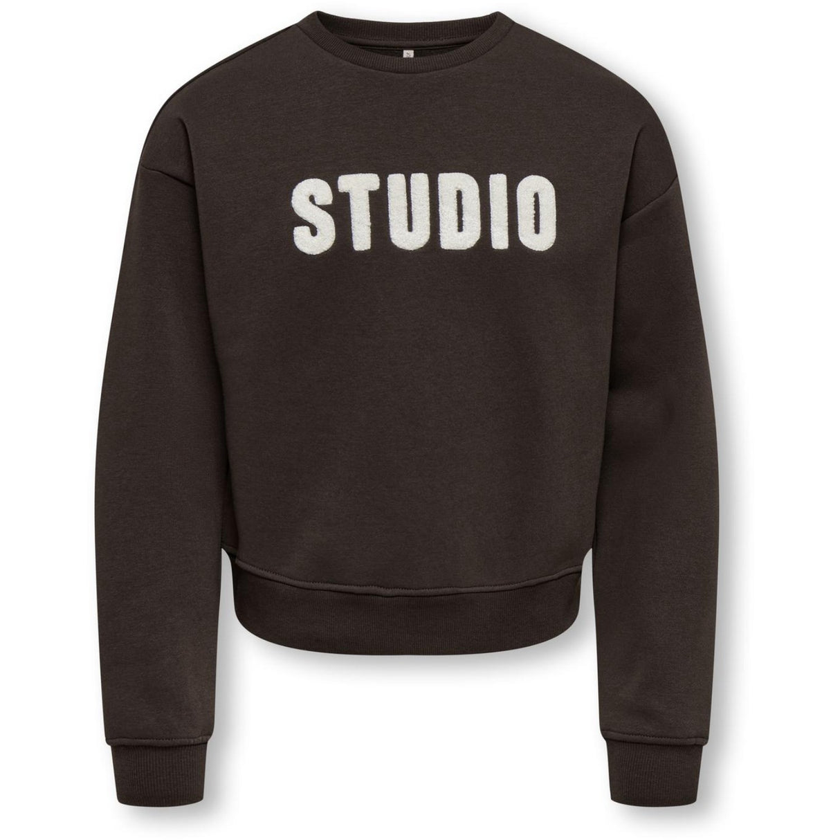 kids ONLY Coffee Bean Studio - Terry Emb. Kogsweat Ls Crew Ovz Stat Swt Noos