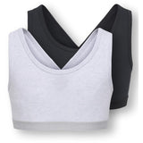kids ONLY Super Light Grey Melange Koglola 2-P Reversible Logo Top Acc Noos