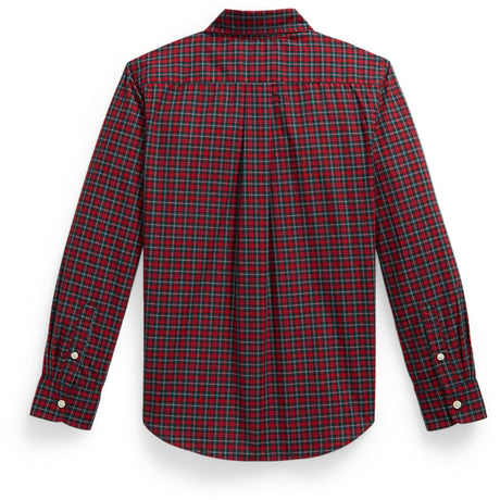 Polo Ralph Lauren #B7457 Red Green Multi Sport Shirt