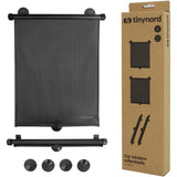 Tinynord Black Car Window Rollershade