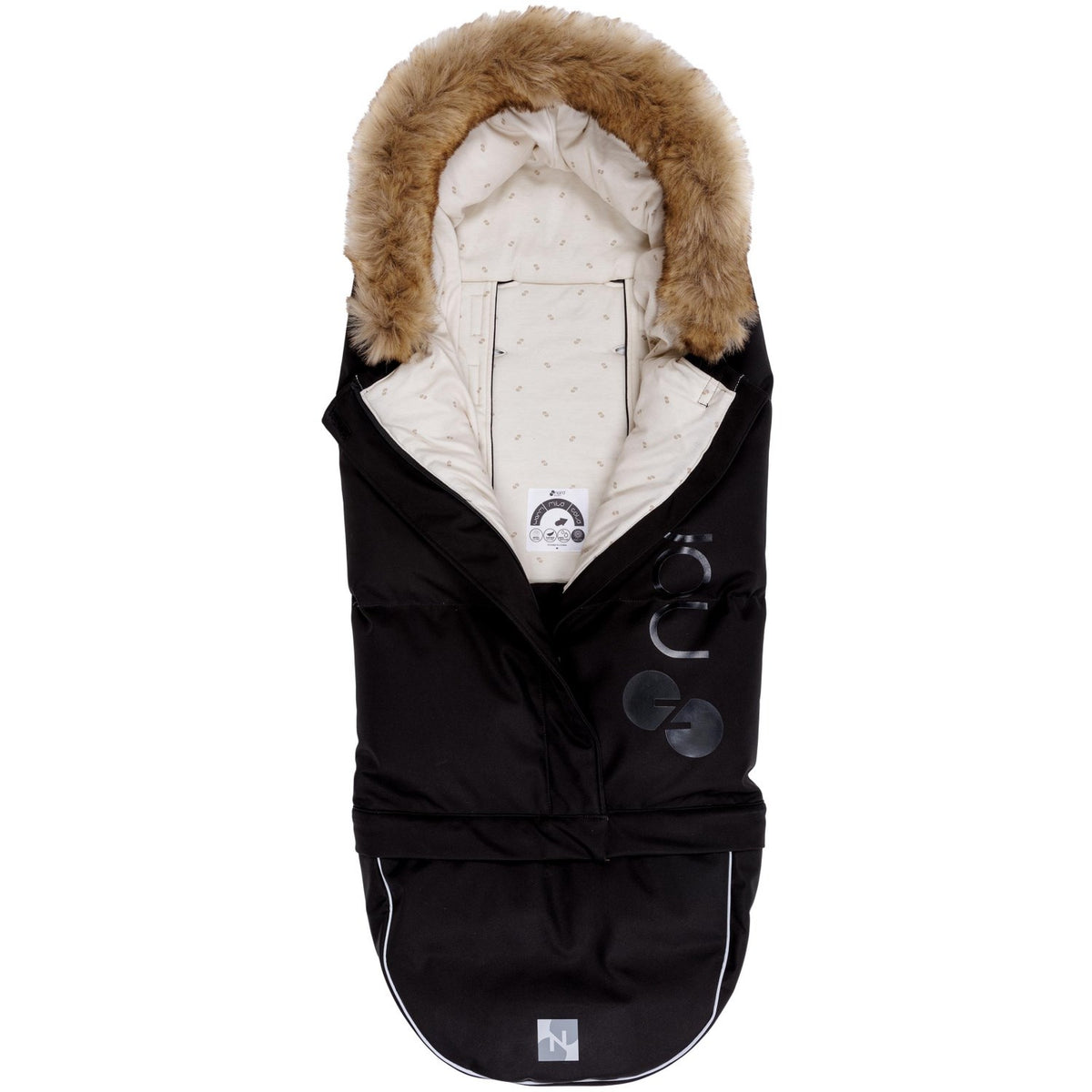 Nordbaby Black Footmuff Max