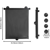 Tinynord Black Car Window Rollershade