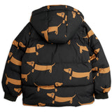 Mini Rodini Black Dog AOP Hooded Puffer