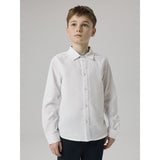 Name It Bright White Nkmnewsa Ls Shirt Noos
