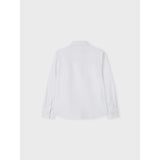 Name It Bright White Nkmnewsa Ls Shirt Noos
