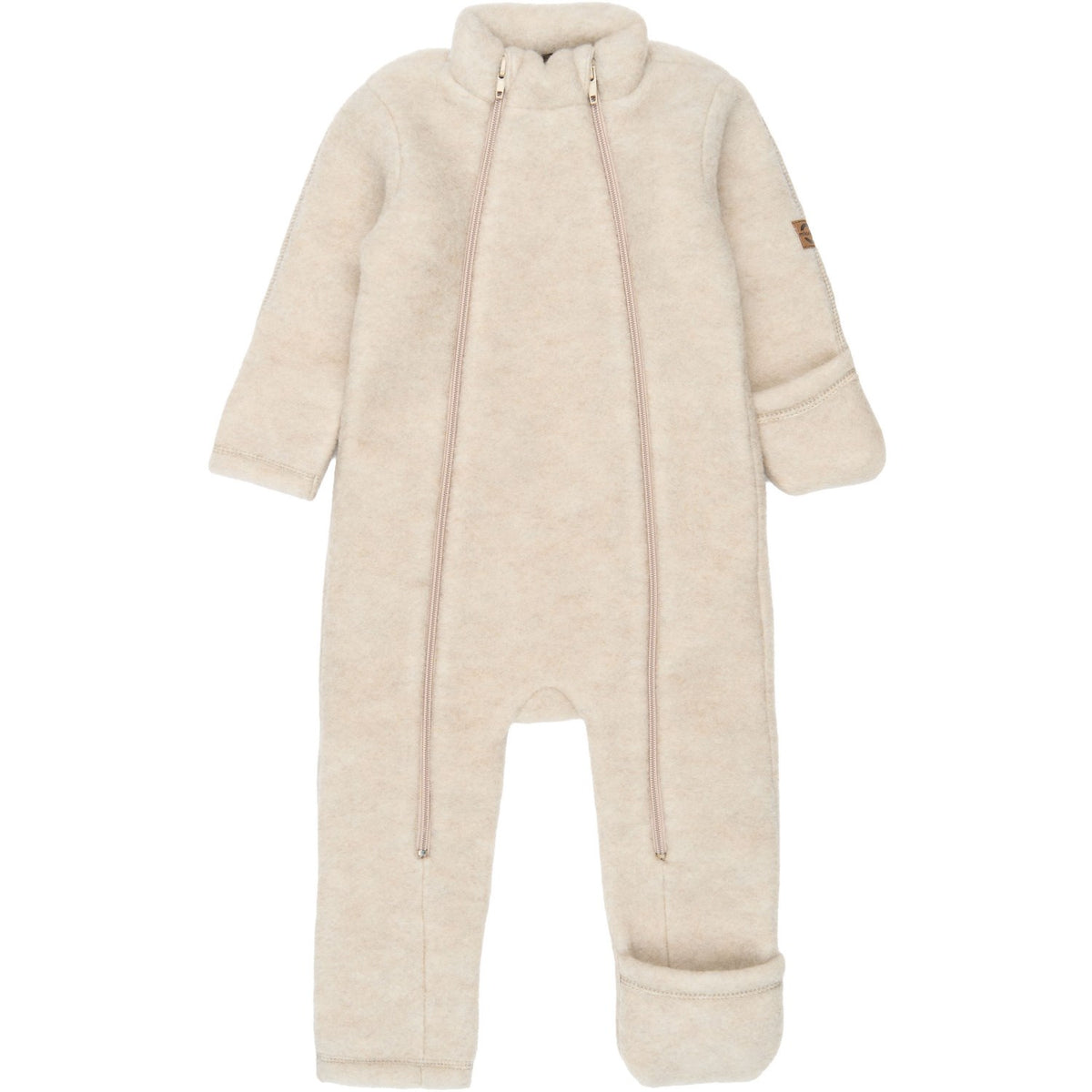 Mikk-Line Melange Offwhite Wool Suit