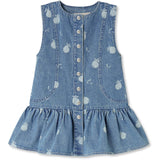 Fliink Medium Blue Aop Don Denim Spencer Dress