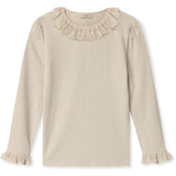 Fliink Sandshell Kenna Ls Lace Blouse