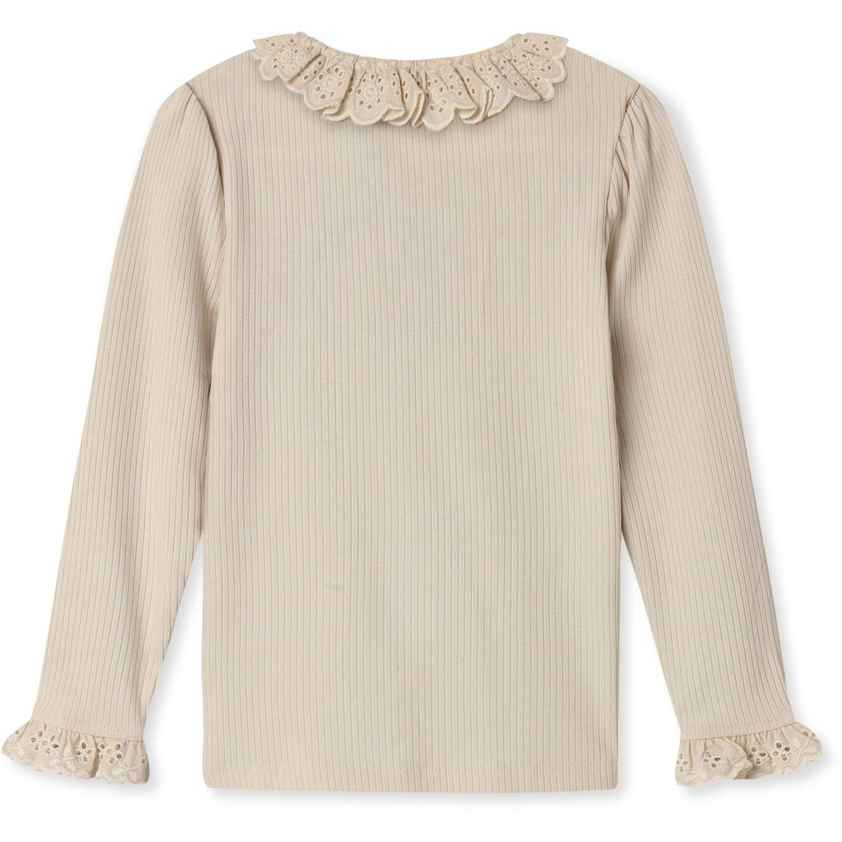 Fliink Sandshell Kenna Ls Lace Blouse