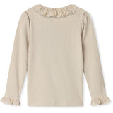 Fliink Sandshell Kenna Ls Lace Blouse